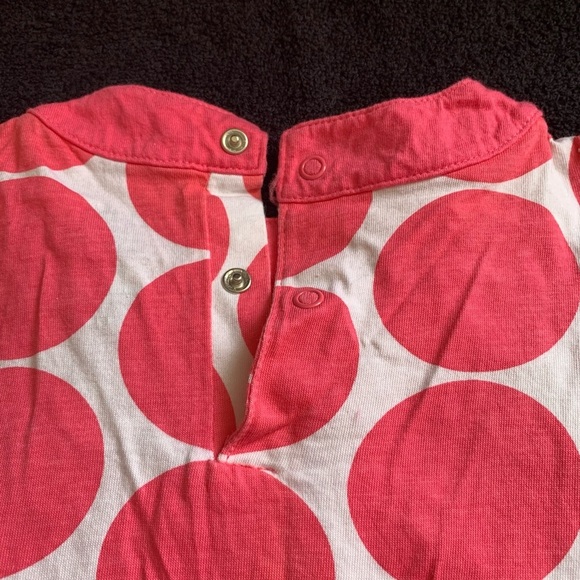 Pink and White Polka Dot Dress with Butterfly - Picture 3 of 9